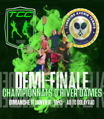 Championnats d'hiver : demi finales dimanche !